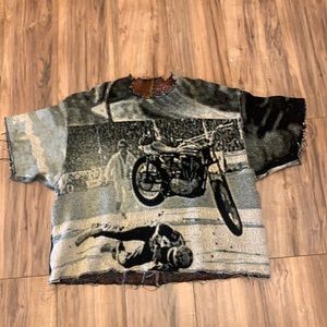 Evel knievel tapestry shirt